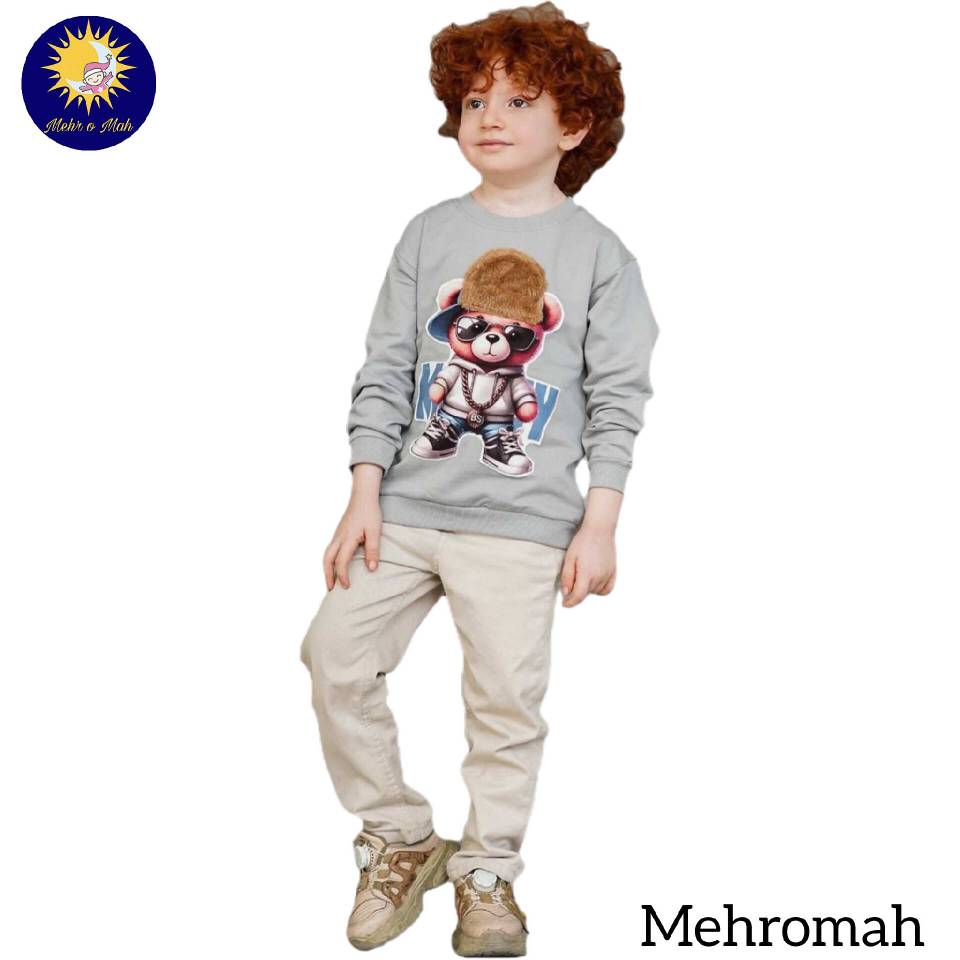 بلوز تک پسرانه خرسی