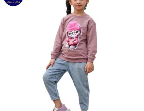 بلوز تک دخترانه خرسی