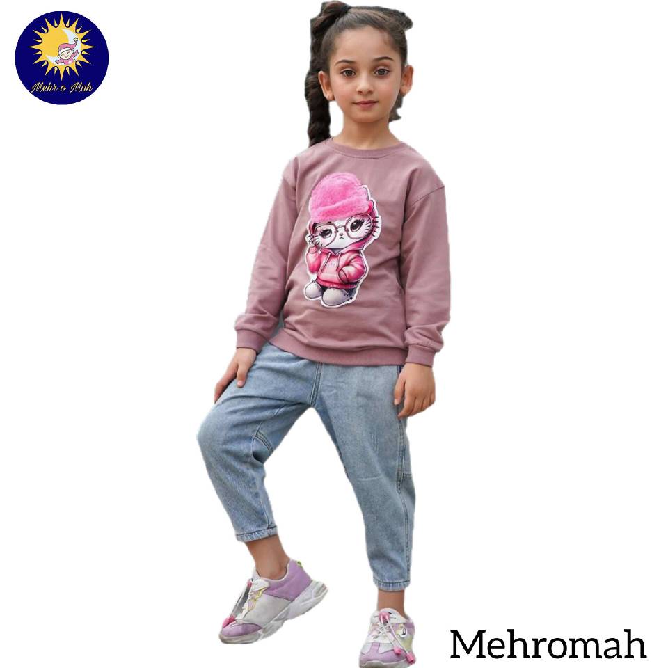 بلوز تک دخترانه خرسی