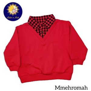 بلوز تک یقه دار پسرانه